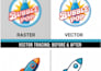 do redraw logo, png to vector, svg, vector tracing convert image to vector